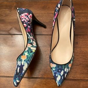 Nine West Floral Heels 9w
